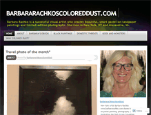 Tablet Screenshot of barbararachkoscoloreddust.com